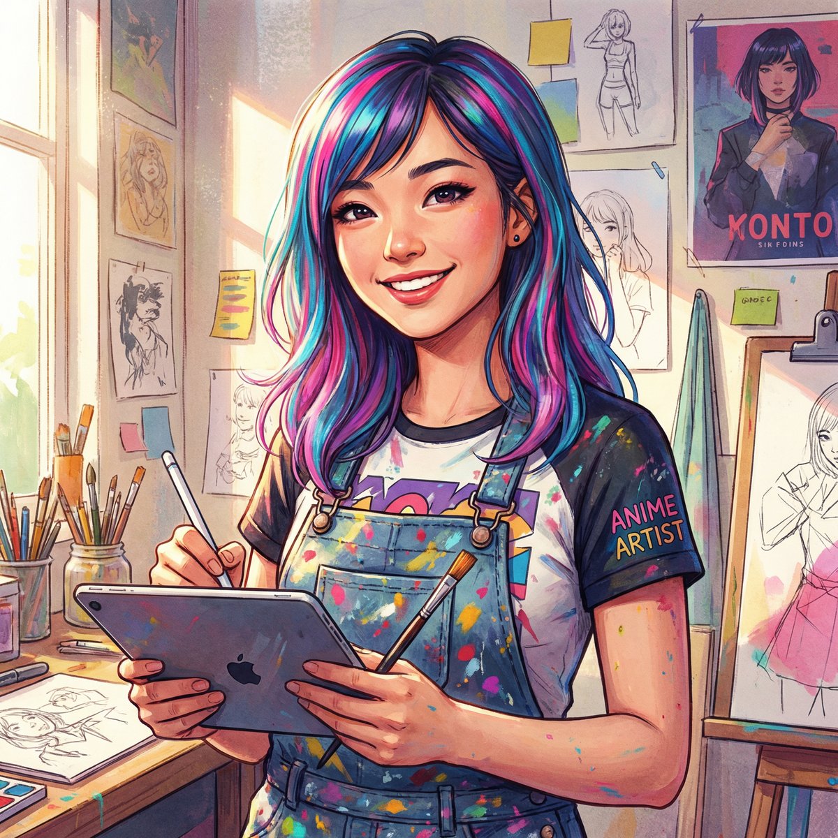 萝莉岛动漫画师-苏小染